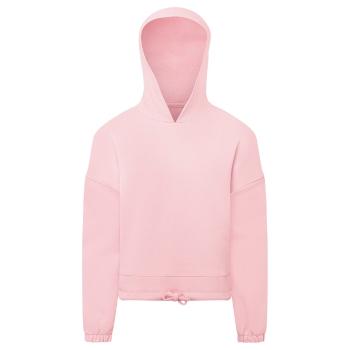 TriDri® Detská oversize mikina z recyklovaného materiálu - Svetloružová | 7-8 rokov