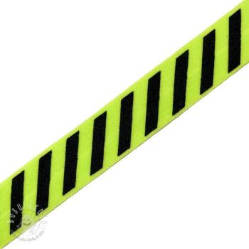 Lemovacia guma STRIPE 20 mm lime