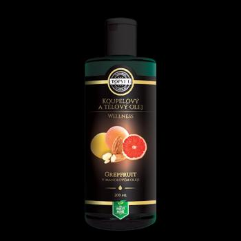 Topvet Telový olej Grapefruit, 200 ml 