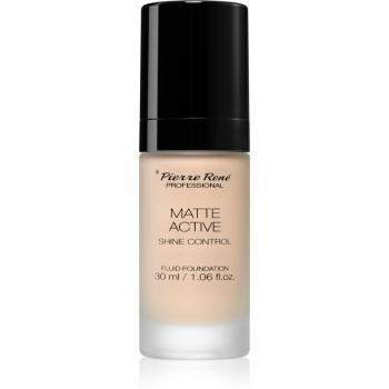 Pierre René Professional Matte Active zmatňujúci make-up odtieň 02 Porcelain 30 ml