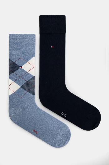 Ponožky Tommy Hilfiger pánske, tmavomodrá farba, 100001495