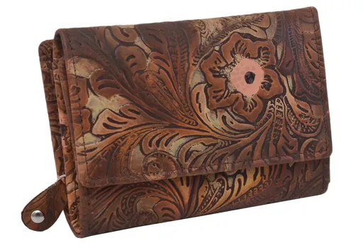 Peňaženka z pravej kože MERCUCIO tmavohnedá 4511823