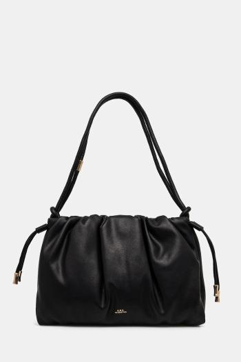 Kabelka A.P.C. sac ninon shoulder čierna farba, PUAAT.F61643