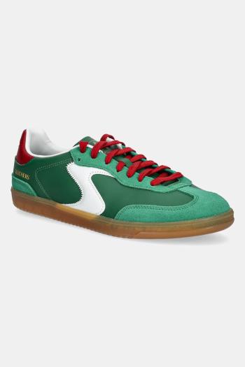 Kožené tenisky Skechers HOTSHOT pánske, zelená farba, 254152