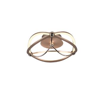 LED stropné osvetlenie Trio Charivari mosadz 621210108