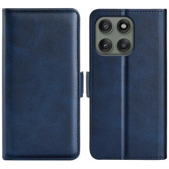 SIDE Peňaženkové puzdro pre Motorola Edge 60 Pro tmavomodré