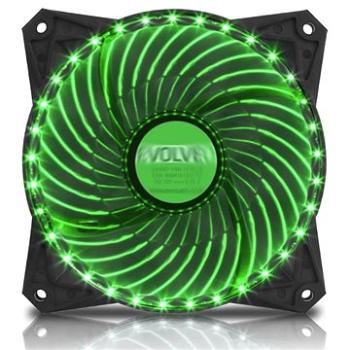 EVOLVEO 12L2GR LED 120 mm zelený (FAN12GR33)