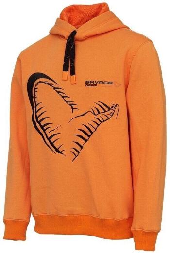 Savage Gear Mikina Mega Jaw Hoodie Sun Orange 2XL