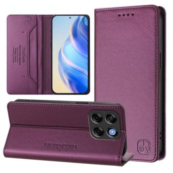 RINA Zaklápacie puzdro pre ZTE V70 Vita tmavofialové