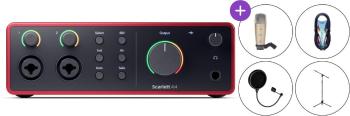 Focusrite Scarlett 4i4-4 Gen SET USB zvuková karta