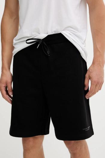 Bavlnené šortky Armani Exchange čierna farba, XM001300 AF20934