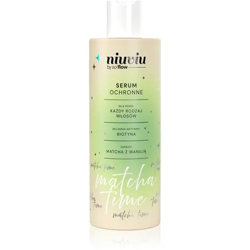 so!flow Matcha Time Protective Hair Serum posilujúce sérum pre slabé, namáhané vlasy 150 ml