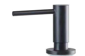 Dávkovač mydla Reginox R35450, Jet Black / čierny R35450