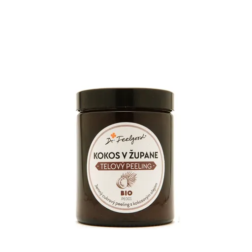 BIO telový peeling KOKOS v ŽUPANE - 180 ml - Dr. Feelgood