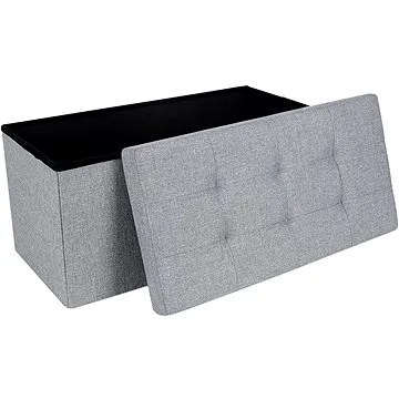 Lavice Maddie, 76 cm, svetlosivá