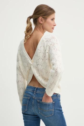 Sveter Pepe Jeans NOVA dámsky, béžová farba, tenký, PL702239