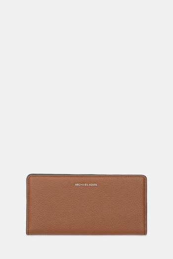 Kožená peňaženka MICHAEL Michael Kors BRYANT hnedá farba, 32S5GYTP3L
