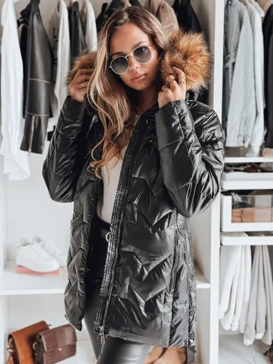 LANE dámska bunda čierna Dstreet TY4049