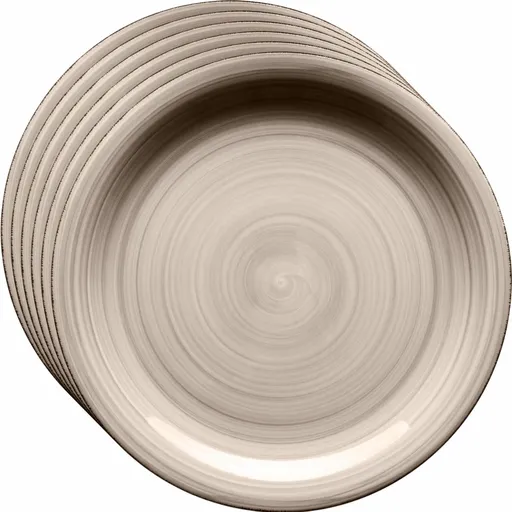 Mäser Súprava 6 plytkých tanierov Bel Tempo 27 cm, taupe
