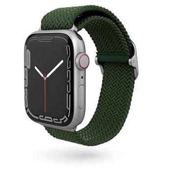 Epico textilný pletený remienok na Apple Watch 38/40/41 mm – olivovozelený (63318141500001)