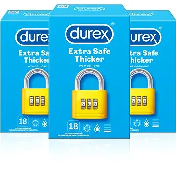 DUREX Extra Safe Pack 3× 18 ks (5997321774817)
