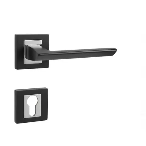 Kľučka Naturel JASPER Čierna matná/chróm WB cylindrický kľúč JASPERHRBSWB