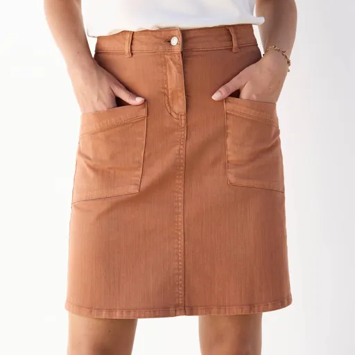 Krátká sukňa s vreckami