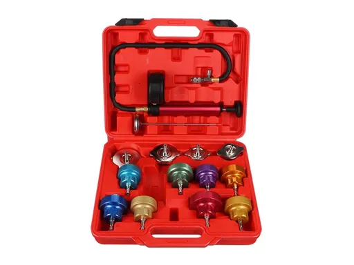 Súprava na testovanie chladiaceho systému SIXTOL MECHANIC COOLING TESTER 14ks