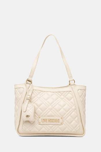 Kabelka Love Moschino béžová farba, JC4206PP0MLA0110