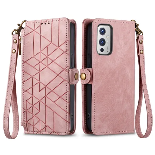 GEOM Peňaženkové puzdro pre OnePlus Nord 3 5G ružové