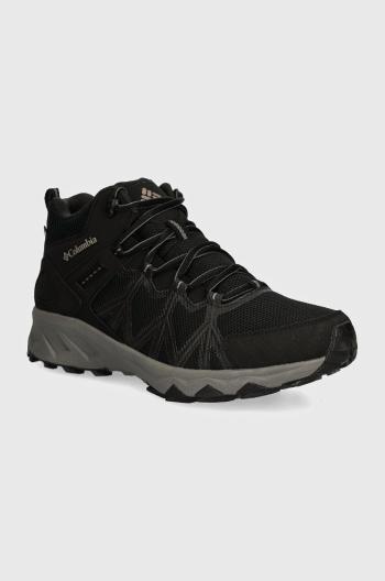 Topánky Columbia Peakfreak II Mid Outdry pánske, čierna farba, 2100691