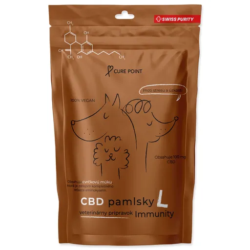 CUREPOINT CBD pamlsky Immunity L 100 g