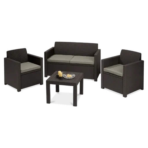 KETER Záhradný set TUSCALOOSA | hnedá