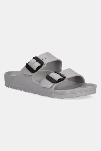 Šľapky Birkenstock Arizona Stealth Buckle EVA dámske, šedá farba, 1029800