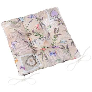 Bellatex EMA prešívaný – 40 × 40 cm, prešívaný – patchwork levanduľa (4843)