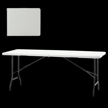 Chomik Záhradný stôl SLEEK | biela 180 cm