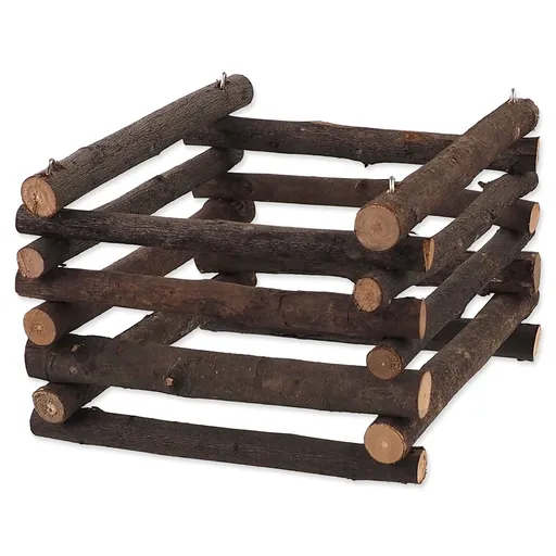 Senník Small Animals Natural drevený 15x11x15 cm