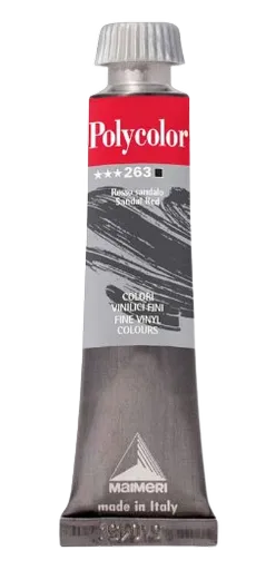 MAIMERI POLYCOLOR - Jemné vinylové farby 263 - sandal red, 20 ml