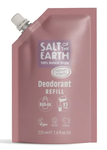 Salt of the Earth - Náplň deodorant levandula vanilka pre ROLL ON 225 ml