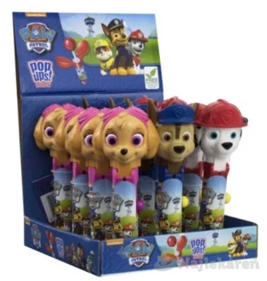 Labková patrola vyskakovacia lízanka s jahodovou príchuťou 1ks