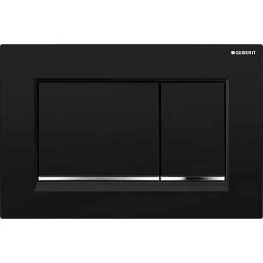 Geberit Sigma30 ovládacie tlačidlo plast čierny lesk 115.883.KM.1