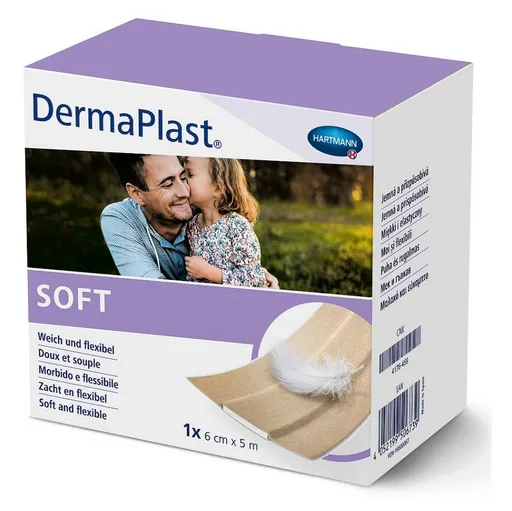 HARTMANN Dermaplast rýchloobväz sensitive 6 cm x 5 m 1 ks