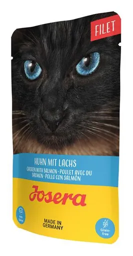 Josera Cat Filet kura s lososom v kapsičke pre mačky 70g