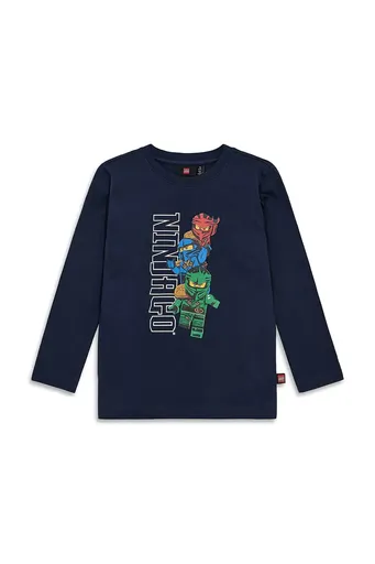 Detská bavlnená košeľa s dlhým rukávom Lego LWTAFFY 622