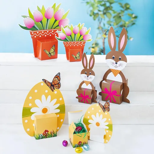 Weltbild Dárkové krabičky Veselé Velikonoce, sada 6 ks