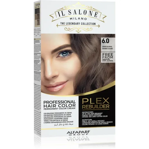 Alfaparf Milano Il Salone Milano Plex Rebuilder permanentná farba na vlasy odtieň 6.0 - Dark Blonde 1 ks