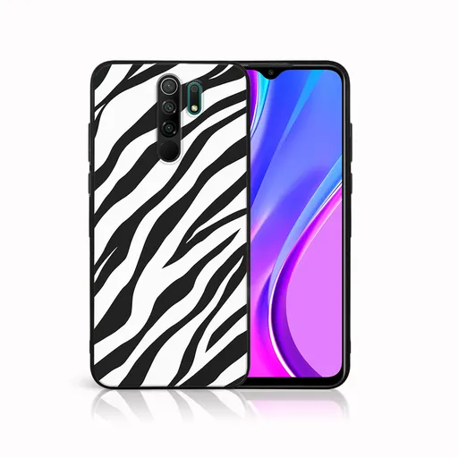 MY ART Silikónový obal Xiaomi Redmi 9 ZEBRA (049)