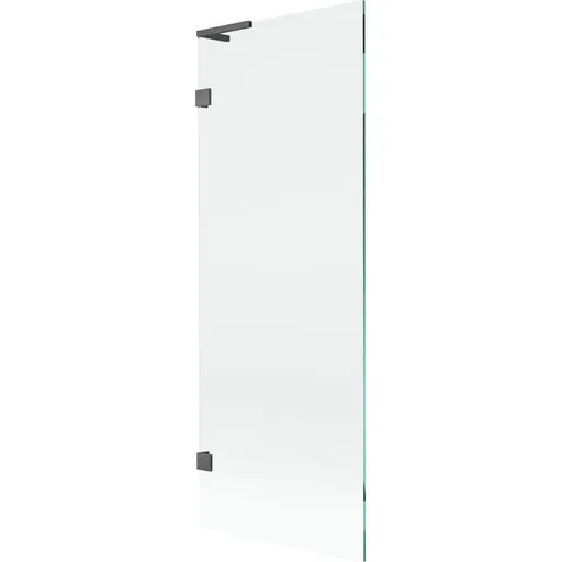 MEXEN/S - Lunar L vaňová zástena FIX 70 x 150, transparent, grafit kartáčovaná 897L-070-000-66-00