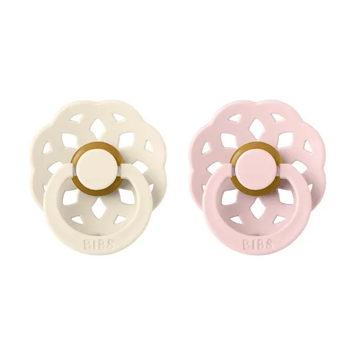 BIBS Boheme cumlíky z prírodného kaučuku 2 ks veľkosť 1, Ivory/Blossom,BIBS Boheme cumlíky z prírodného kaučuku 2 ks veľkosť 1, Ivory/Blossom