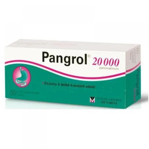 PANGROL 20 000 tablety 50 kusov